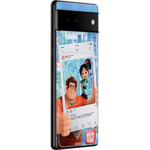 Disney Wreck-it Ralph and Vanellope Instagram Pose Google Pixel 6 Pro Skin